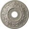 Ekena Millwork Valletta Ceiling Medallion (Fits Canopies up to 3 1/2"), 18"OD x 3 1/2"ID x 1"P, Pearl White CM18VLPWS - alternate 1